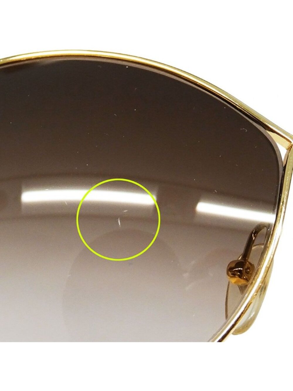Louis Vuitton Sunglasses Metal Acetate Daisy Gold Brown Petal Motif Feminine - Picture 10 of 13